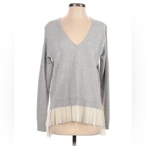 Karen Millen Women Gray Long Sleeve Top Size S